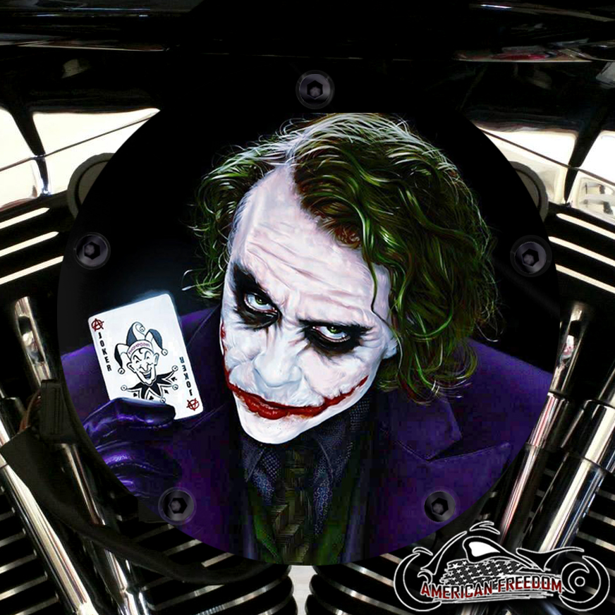 Harley Davidson High Flow Air Cleaner Cover - Joker And Card